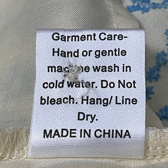 NWT Laura Klein Tunic Top Size XXL Embroidered Roll Tab Sleeve Lined Boho Yellow - Picture 12 of 12